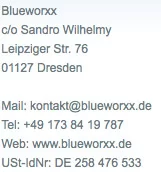 Anbieterkennzeichnung: Kontakt- und Anschriftdaten